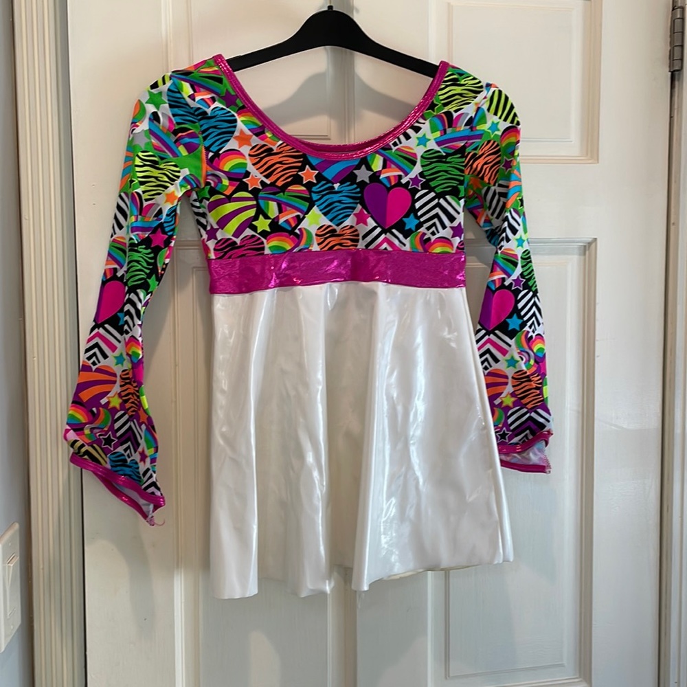 Get your retro on!   60’s vibe dance costume child’s large